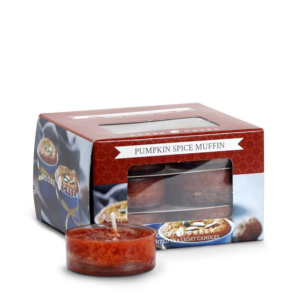 Goose Creek Pumpkin Spice Muffin Tea Lights (Pack of 12) £2.39